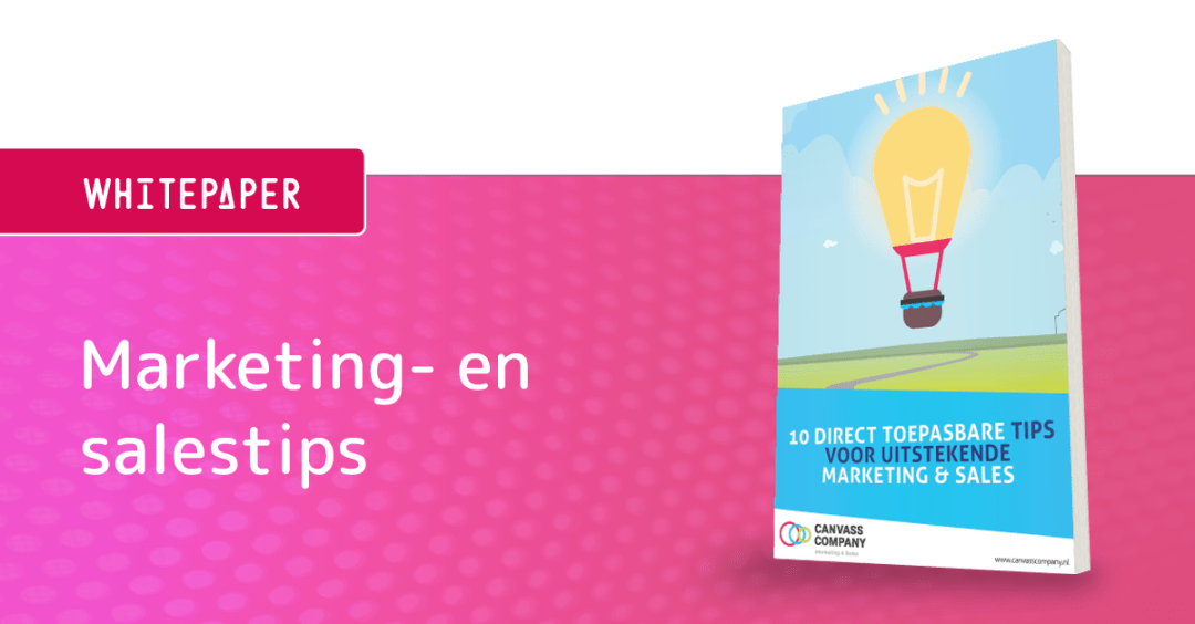 Whitepaper Marketing en salestips