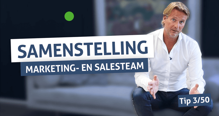Samenstelling marketing en salesteam